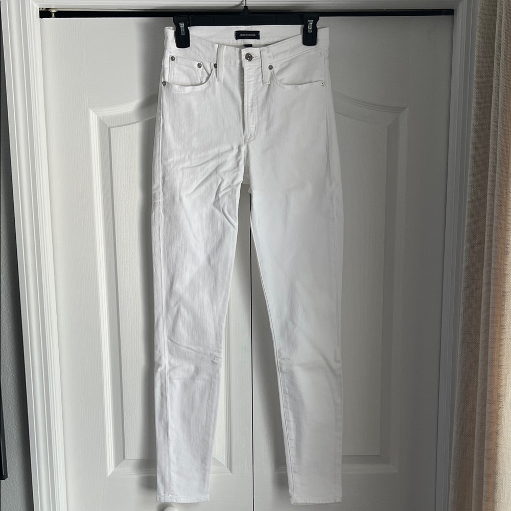 J. Crew Crisp White Skinny Jeans
